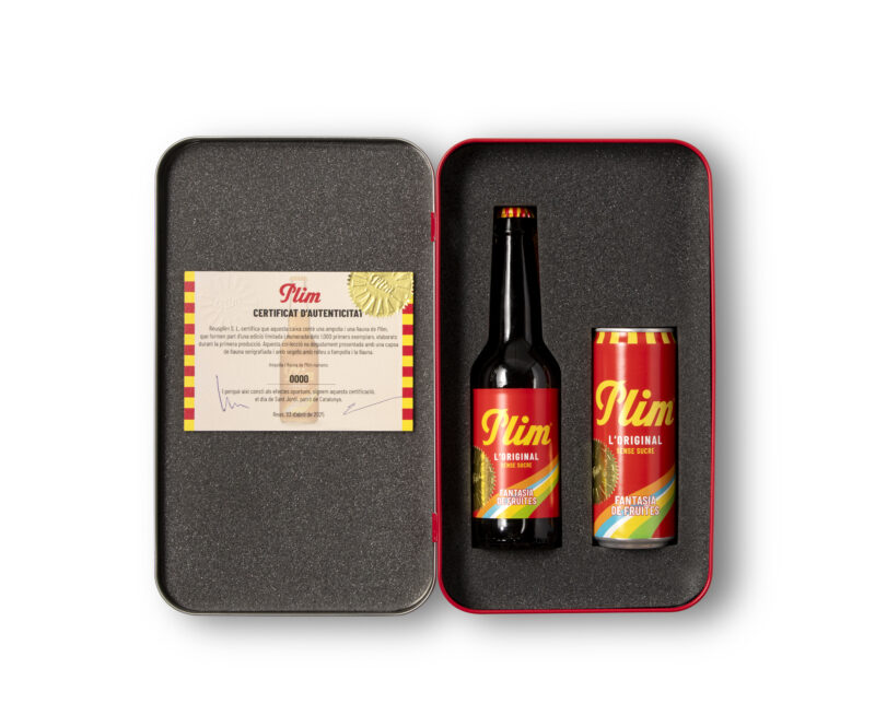 Capsa de llauna Plim numerada primera edició